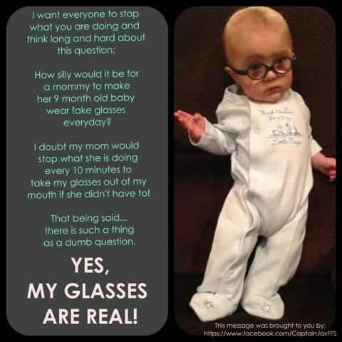 Yes, My Glasses Are Real!