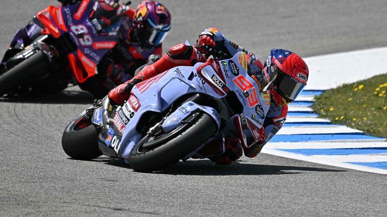 Been a long time: Six-time world champ ends 13-month wait after securing pole at Spanish MotoGP