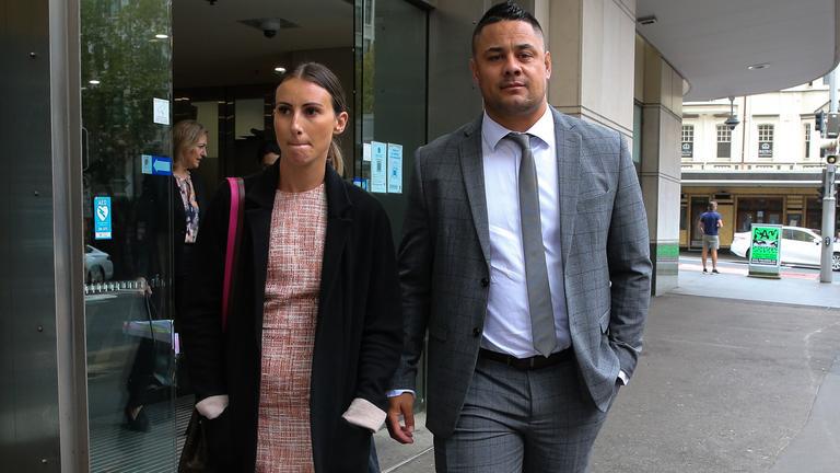 Alleged victim of Jarryd Hayne sent another man texts on the same day, court told