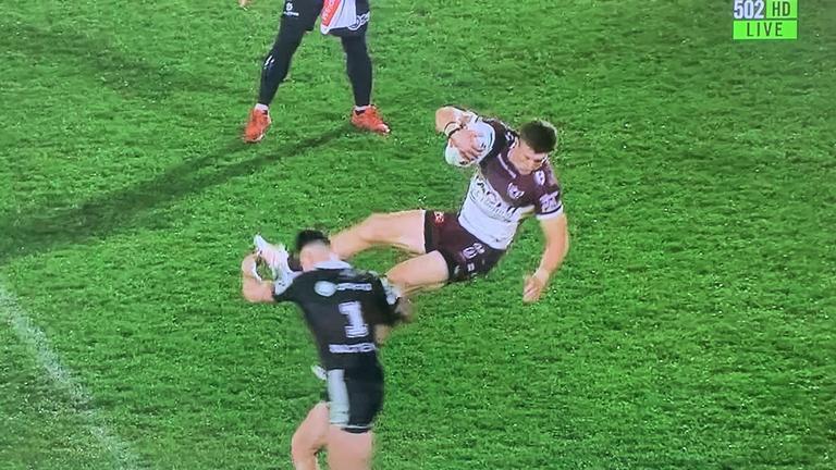 It's a subjective decision: NRL confirms no rule breach after brutal Garrick blow costs Manly