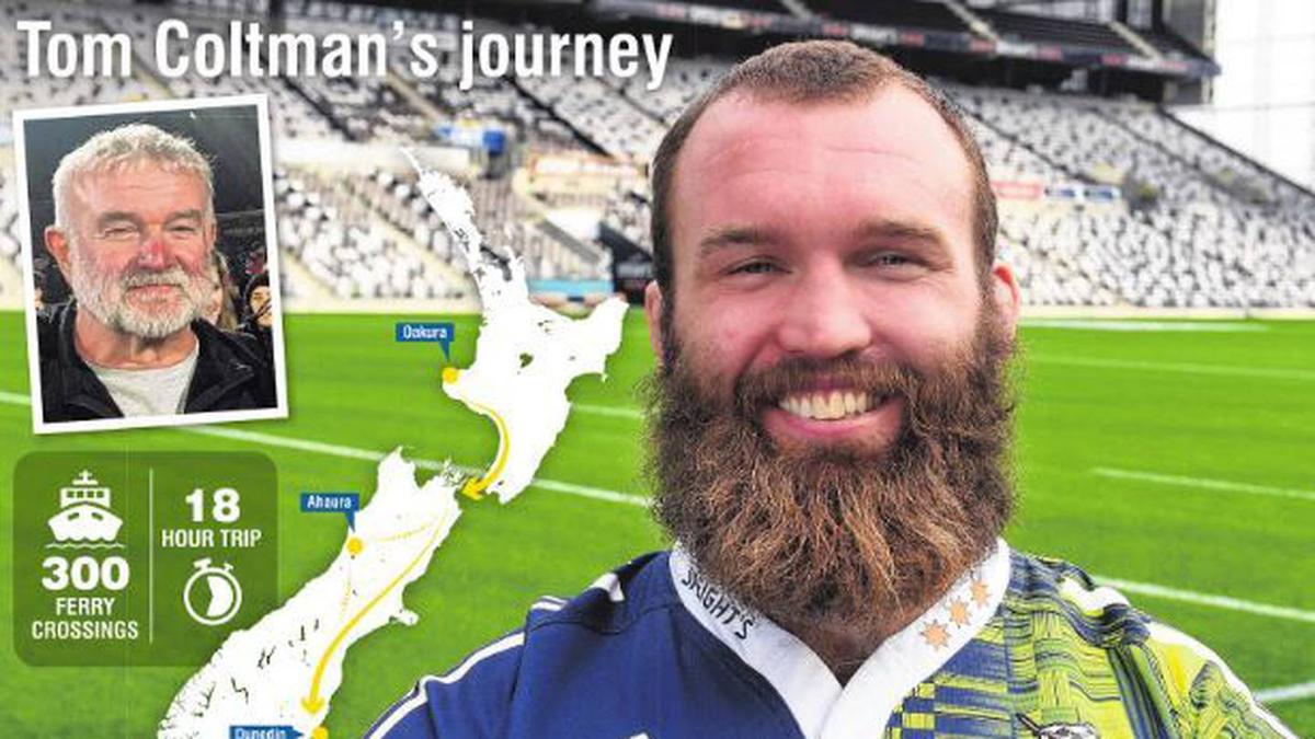 Father of Highlanders rugby player drives huge distances to support son