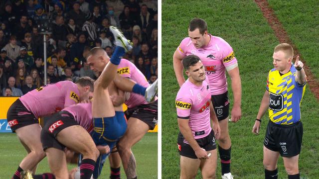 Cleary charged, accepting HUGE ban as Panthers star apologises for dumb' tackle