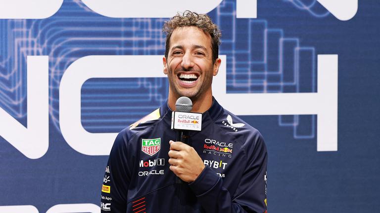 Host slammed for butchering Daniel Ricciardo's name at Red Bull season launch