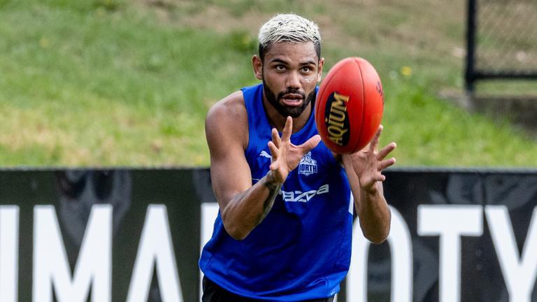 Tarryn Thomas to return to training at North Melbourne after stepping away from club amid serious allegations