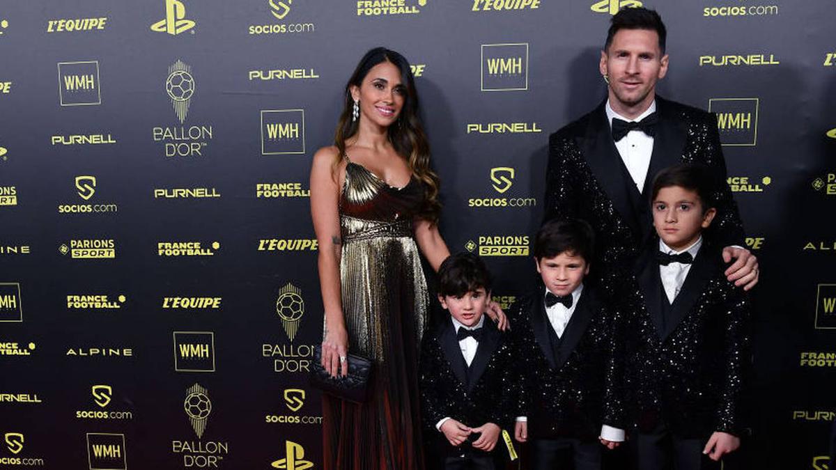 Internet falls for cute detail in Lionel Messi's family photo