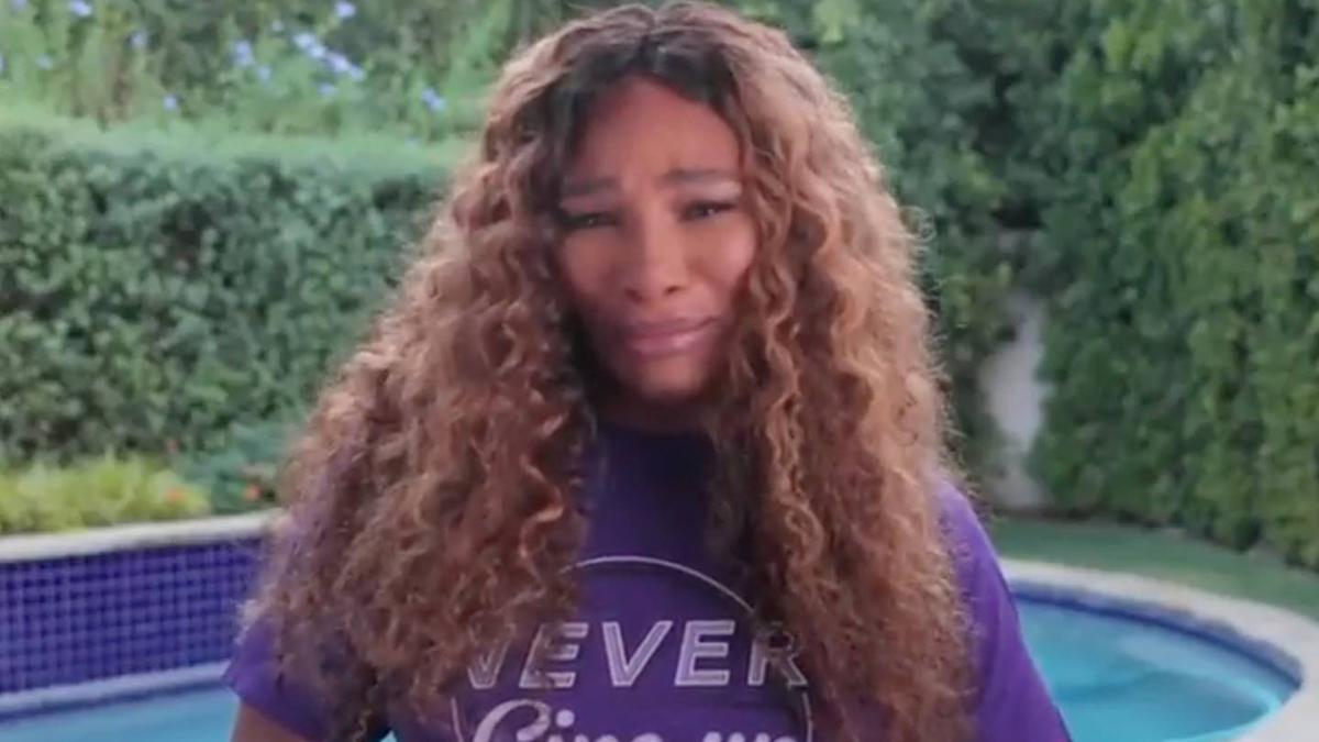 Serena Williams breaks down in heartbreaking video
