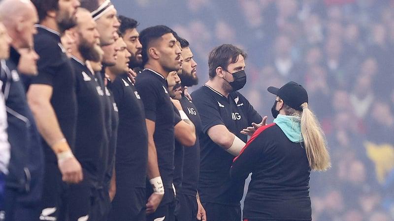 All Black invites infamous pitch invader 'Jarvo' for beer after he joined anthem
