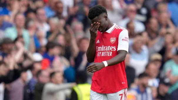 Arsenals title hopes all but end with defeat to Brighton; Manchester City beat Everton