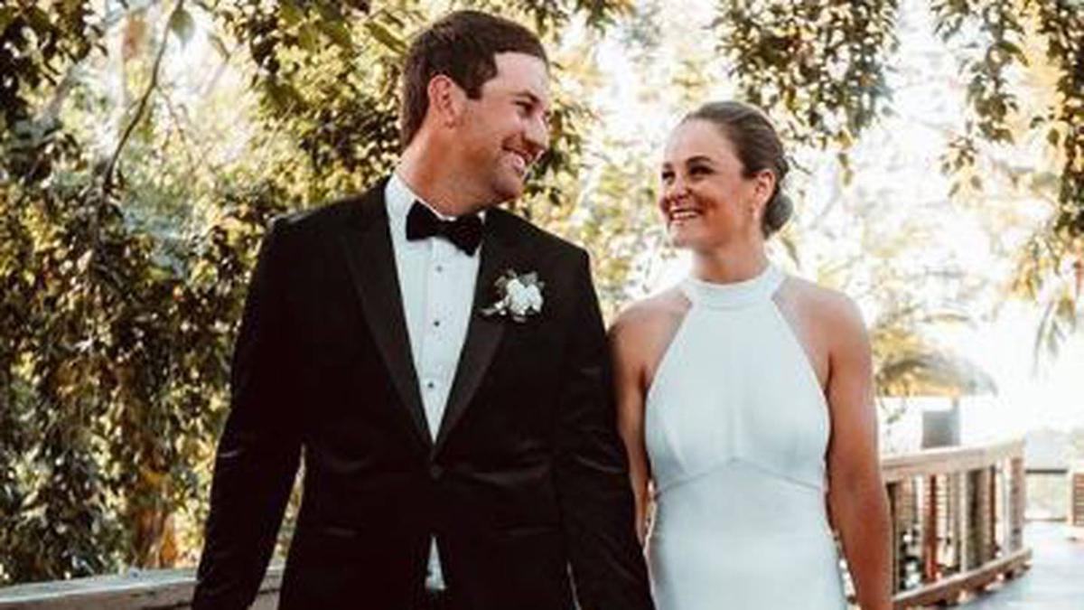 Tennis star Ash Barty and Garry Kissick tie the knot in secret wedding