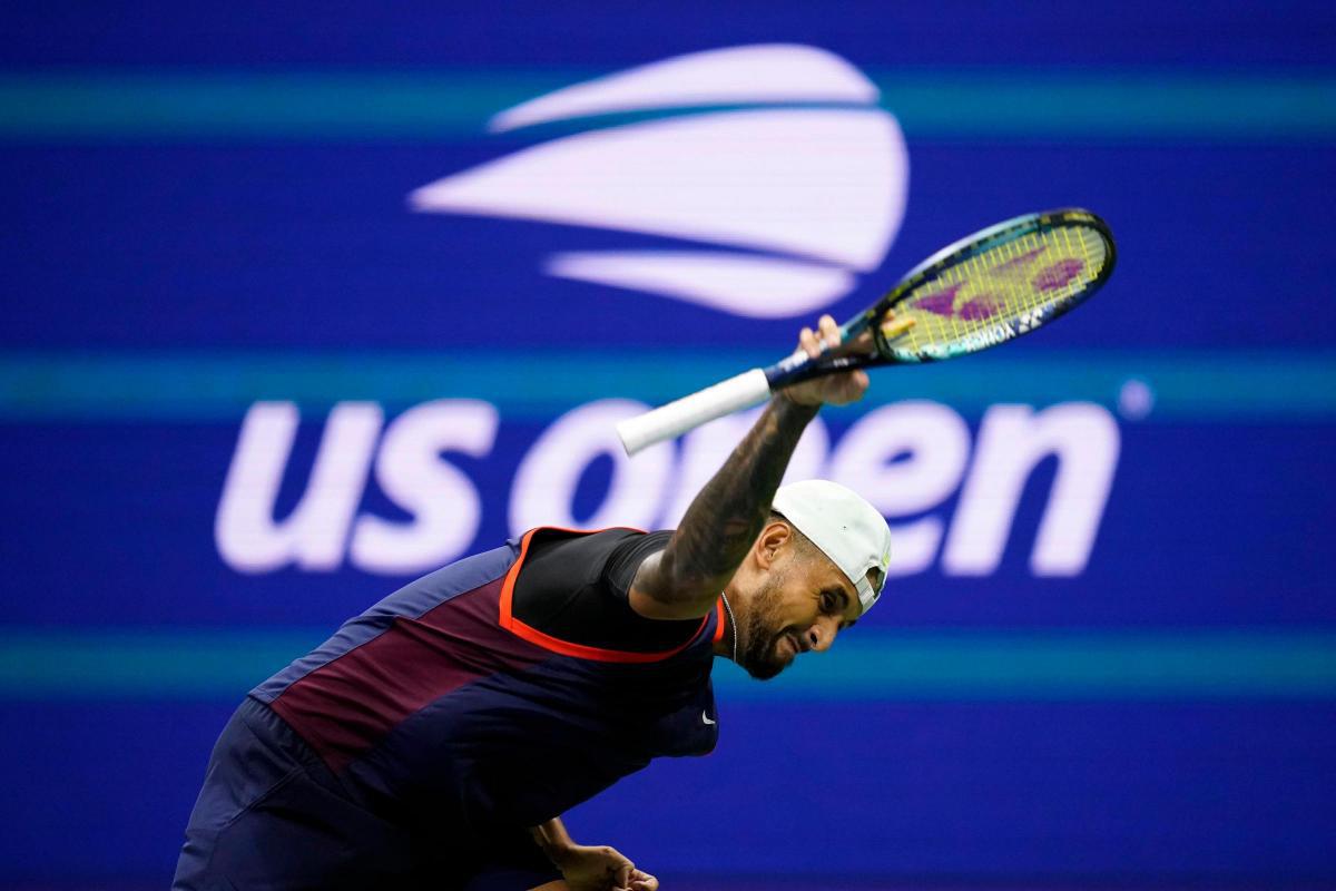 Nick Kyrgios erupts and smashes rackets after US Open quarter-final defeat by Karen Khachanov