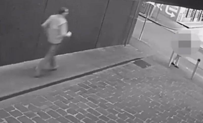 CCTV footage shows off-duty New Zealand police officer saving Melbourne nurse from AFL player's brutal attack