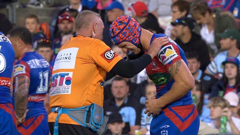 Get him off: Knights horror blow as Ponga suffers shoulder injury  Casualty Ward