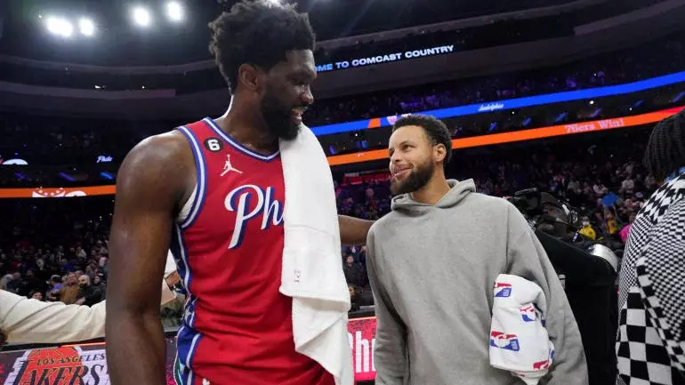 Warriors' Steph Curry endorses 76ers' Joel Embiid as 2023 NBA MVP: 'If I had to pick, it would be him'