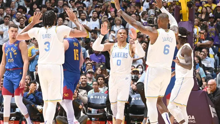 Lakers will not go 0-82, pick up first win of season vs. Nuggets as Russell Westbrook plays well off bench
