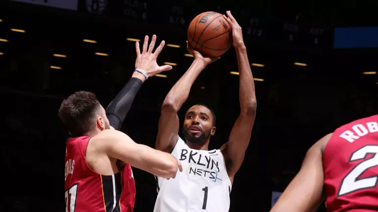 Nets' Mikal Bridges goes off for career-high 45 points in Brooklyn's win vs. Heat
