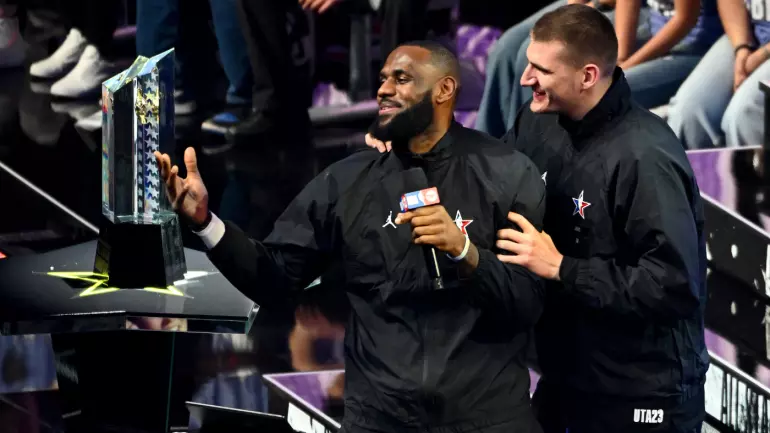 2023 NBA All-Star Game Draft: Nikola Jokic walked up behind LeBron James because he thought he was last pick