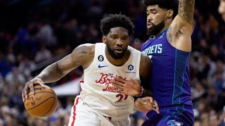 Joel Embiid goes off for 53 points to lead 76ers to comfortable win over Hornets