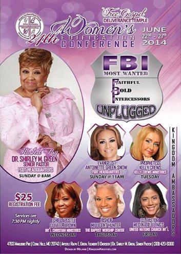 Chief Apostle Olive Brown is speaking in Maryland!