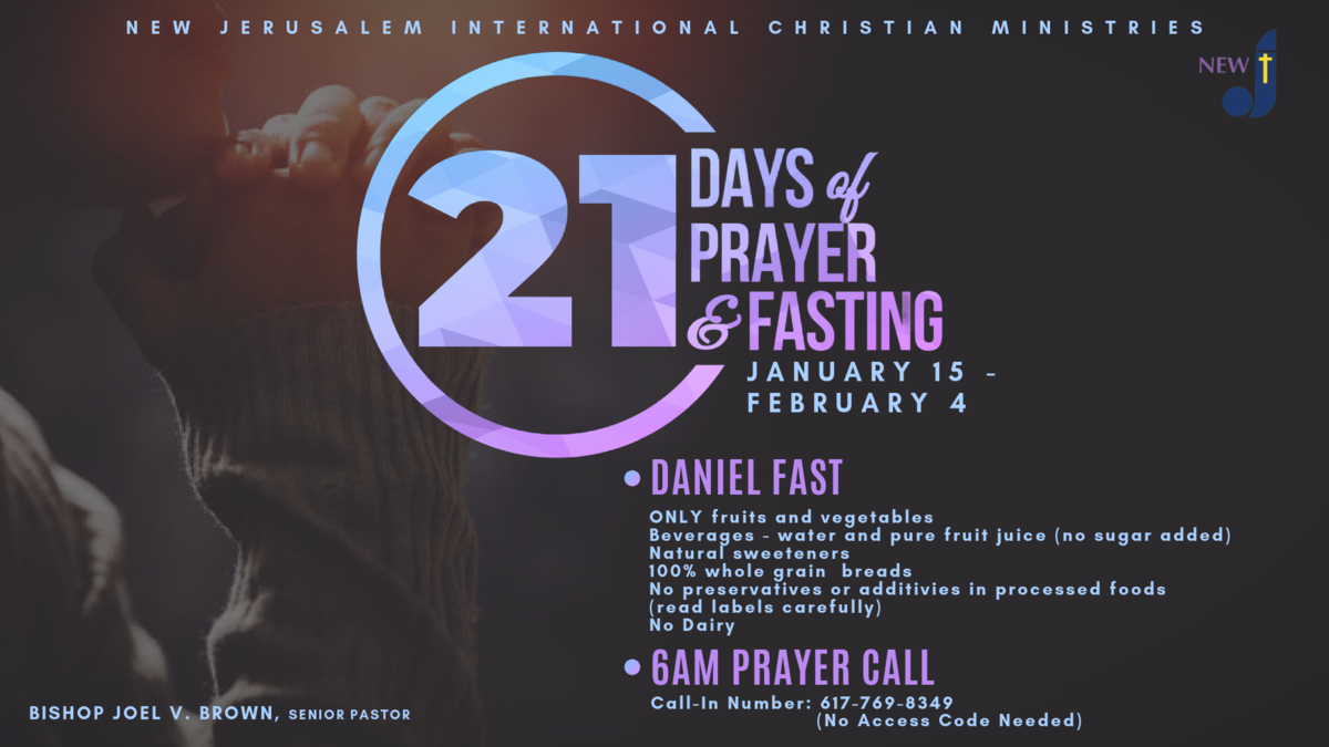 2024 Prayer and Daniel Fast