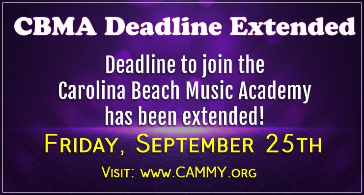 CBMA Deadline Extended