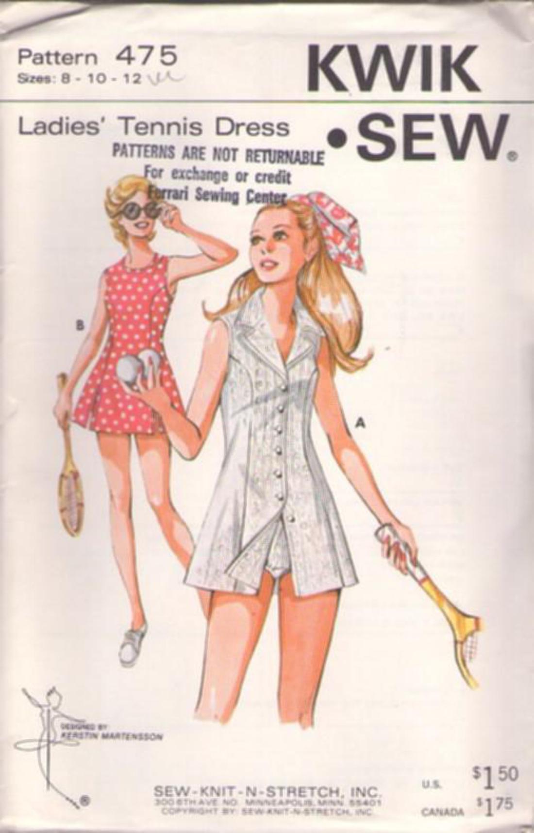MOMSPatterns Vintage Sewing Patterns - Kwik Sew 475 Vintage 70's 