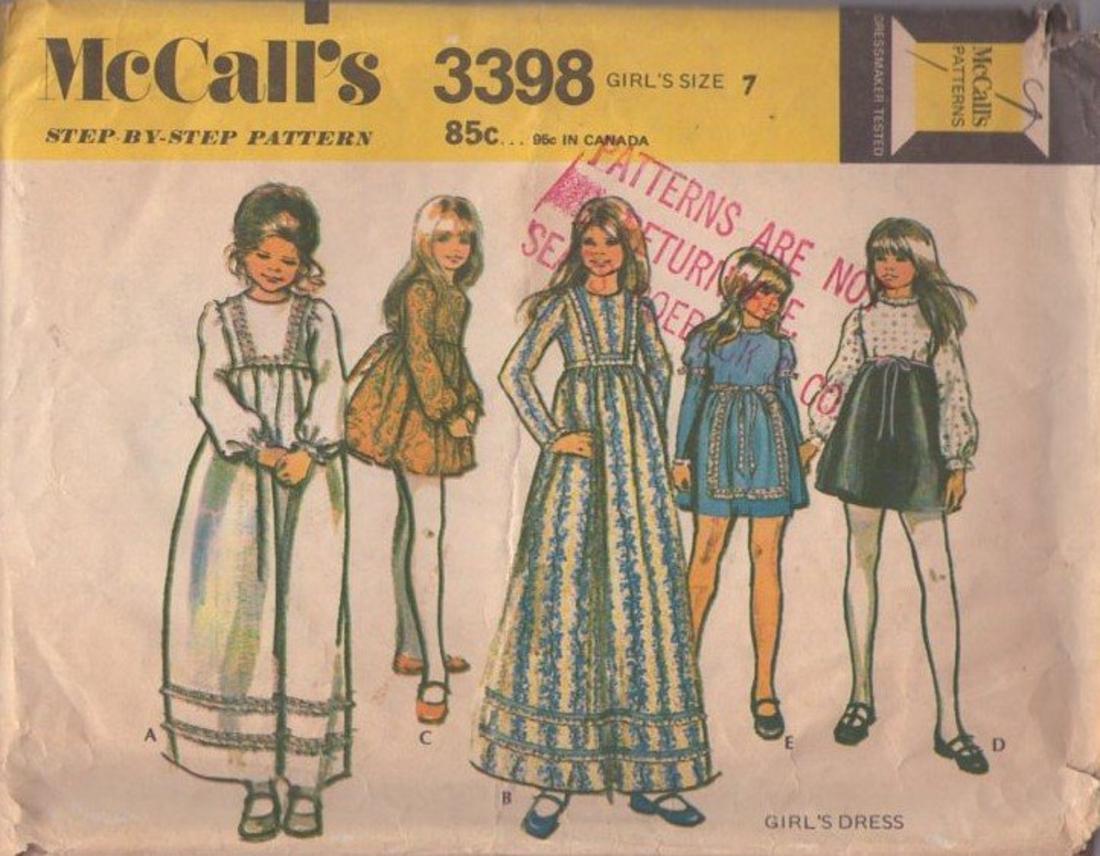 Momspatterns Vintage Sewing Patterns Mccall S 3398 Vintage 70 S