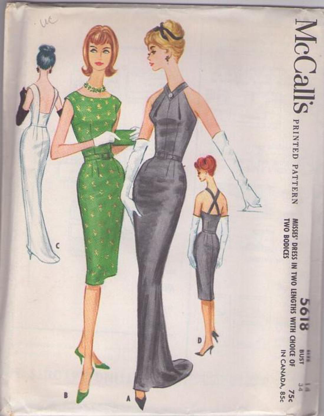 UNCUT Simplicity 3948 Miss Size 14 Bust 34 1950s-1960s 