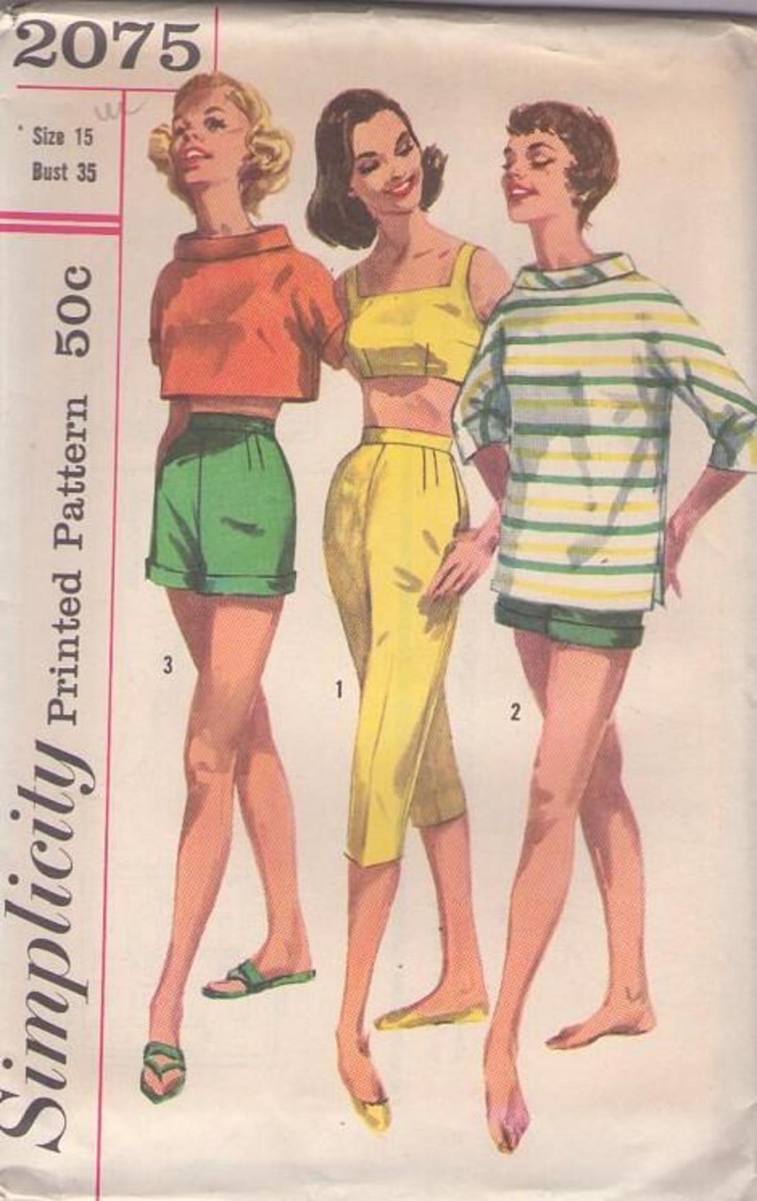 Vintage High Waisted Shorts Pattern Top Sellers 54 Off Www Barribarcelona Com