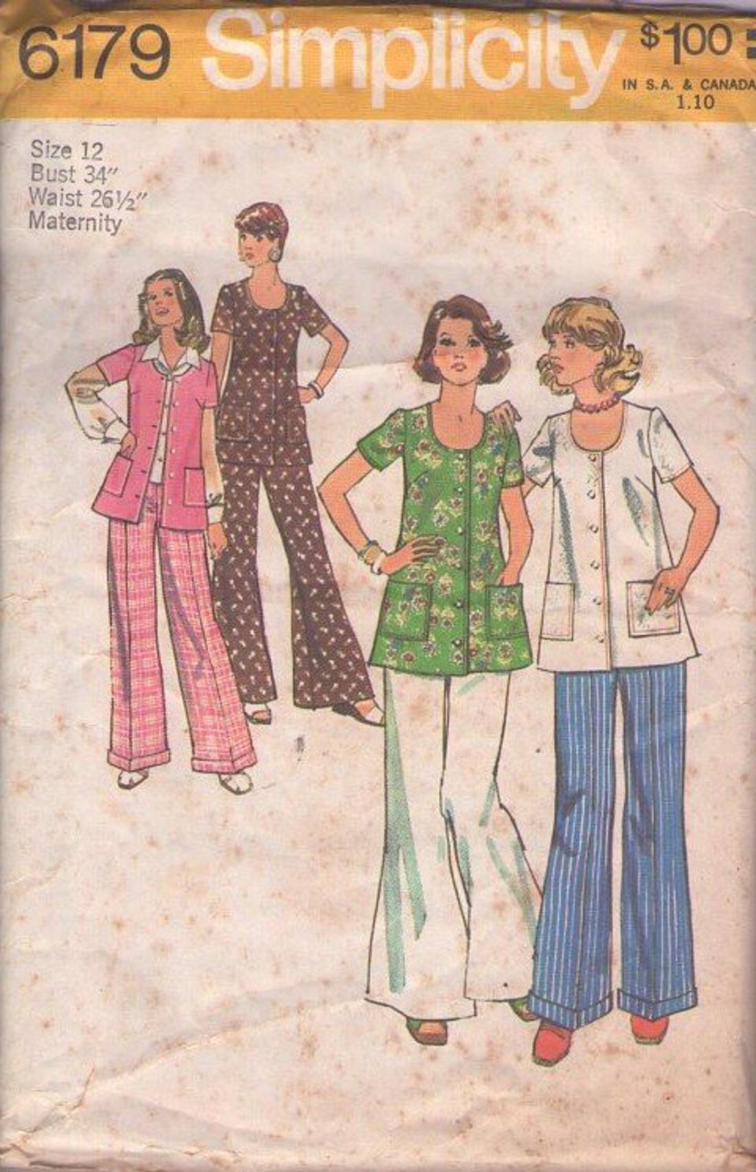 MOMSPatterns Vintage Sewing Patterns - Simplicity 6179 Vintage 70's ...