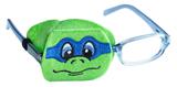 Turtle eye patch with Blue Mask - Childrens eye patch for Glasses