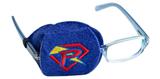 Child Sized Blue Power Patch Eye Patch - Childs Eye Patch for Glasses