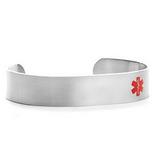 Mens Medical Id Cuff Bracelets Mens Medical Id Cuff Bracelets
