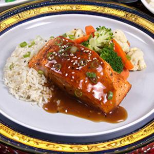 Asian Sesame Salmon Dinner