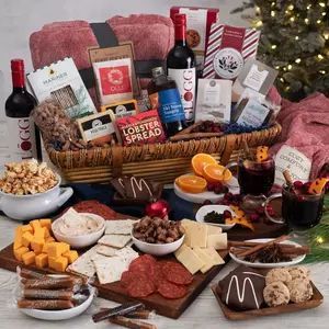 GIFT BASKET WITH WINE