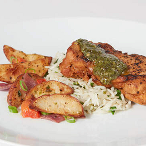 Flame Broiled Chicken Chimichurri Dinner