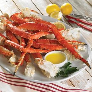 Alaskan King Crabs are the largest of the comercially harvested crabs. King crab meat is sweet, mois
