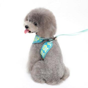 Dogo Easygo pink or blue step in argyle dog harness