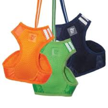  solid  colored mesh step in small dog harness