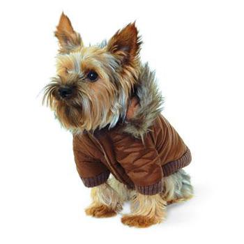 warm winter dog Parka with a pocket