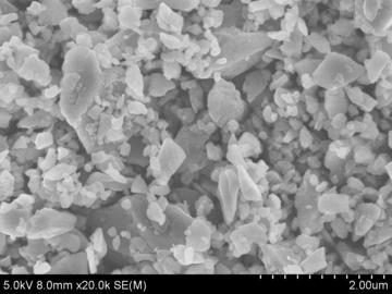 Silicon nanopowder, Silicon nanoparticles SEM