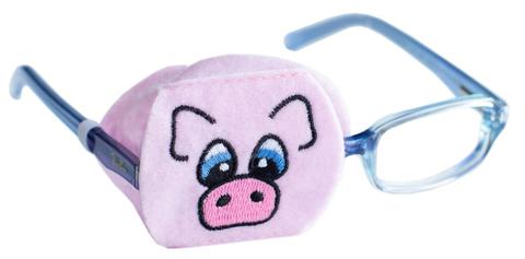 Child Sized Piggy Eye Patch - Childrens Eye Patch for Glasses