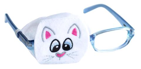 Child Sized Kitten Eye Patch - Childrens Eye Patch for Glasses