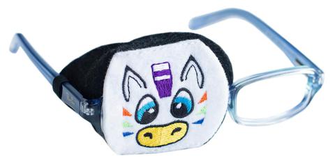 Child Sized Zebra Eye Patch - Childrens Eye Patch for Glasses