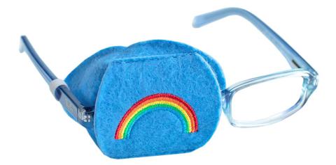 Child Sized Rainbow Eye Patch - Childrens Eye Patch for Glasses