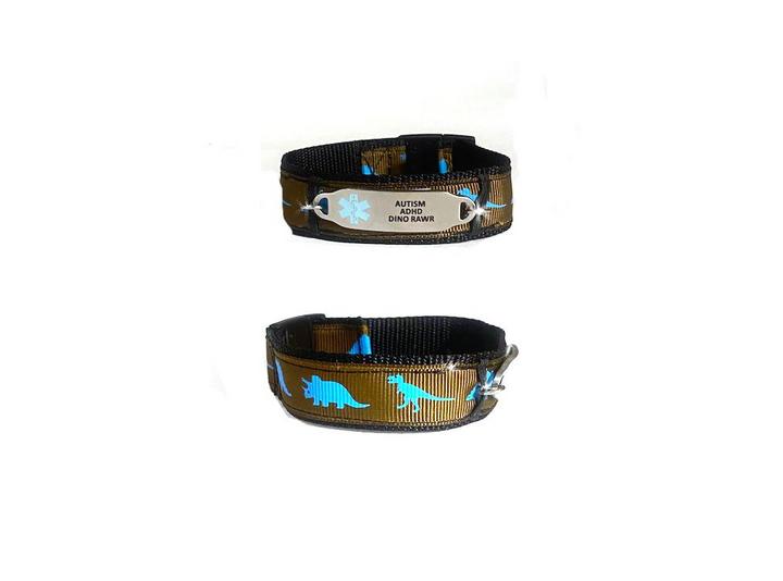dinosaur medical alert bracelet